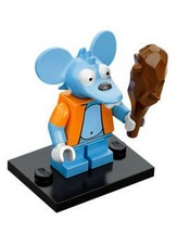 colsim-13 - Itchy, The Simpsons, Series 1 (Complete Set with Stand and Accessories)