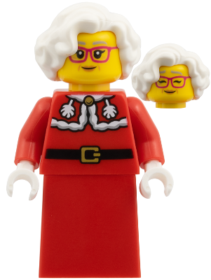 hol376 - Mrs. Claus - Red Jacket, Plain Skirt