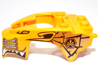 11110pb01 - Flywheel Fairing Lion Shape with Fangs and Hoses Pattern