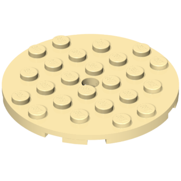 11213 - Plate, Round 6 x 6 with Hole