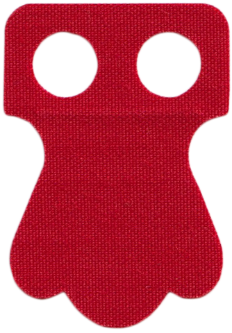 115062 - Minifigure Parrot Tail Cloth with 3 Lobes - Traditional Starched Fabric