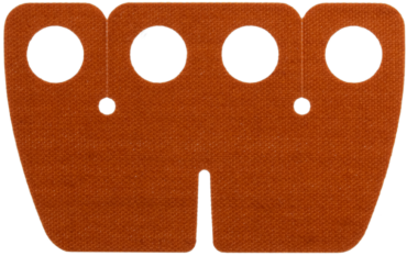 117772 - Minifigure Skirt Cloth with 4 Holes, Tapered with Split