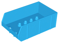 13607 - Duplo Tipper Bucket Bed with Lip and 2 x 4 Studs