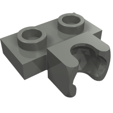 14704 - Plate, Modified 1 x 2 with Small Tow Ball Socket on Side