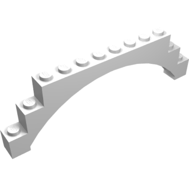 14707 - Arch 1 x 12 x 3 Raised Arch with 1 Cross Support