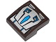 15068pb013 - Slope, Curved 2 x 2 x 2/3 with Mechanical Hand with Blue and Silver Armor Plates Pattern (Sticker) - Set 70125
