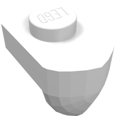 15070 - Plate, Modified 1 x 1 with Tooth Vertical