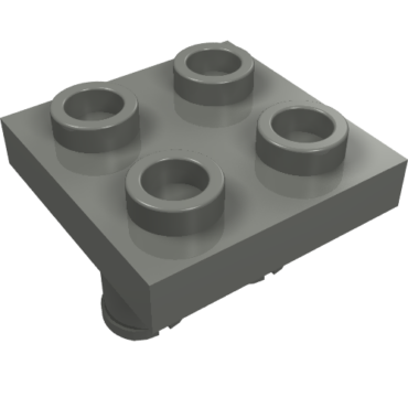 15092 - Plate, Modified 2 x 2 with Pins on Bottom
