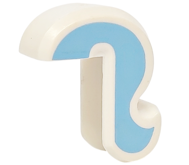15429pb01 - Cat Tail with Bright Light Blue Sides Pattern