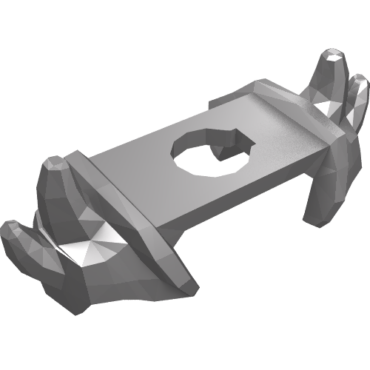 15490 - Minifigure Armor Shoulder Pads with 4 Spikes Pointed