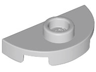 1745 - Plate, Round 1 x 2 Half with 1 Stud (Jumper)