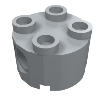 17485 - Brick, Round 2 x 2 with Pin Holes