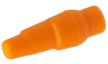 1756 - Minifigure, Snowman Carrot Nose - Flexible Rubber
