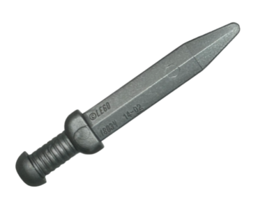 18034 - Minifigure, Weapon Sword, Roman Gladius with Thick Crossguard