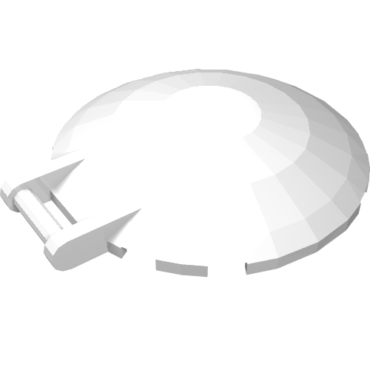 18675 - Dish 6 x 6 Inverted with Bar Handle