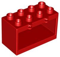 18806 - Duplo Container Box 2 x 4 x 2 with Open Sides
