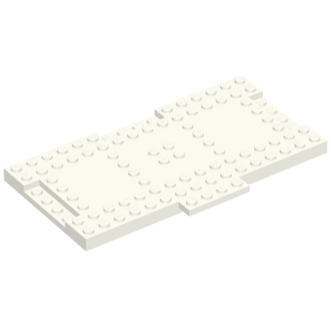 18922 - Brick, Modified 8 x 16 x 2/3 with 1 x 4 Indentations and 1 x 4 Plate