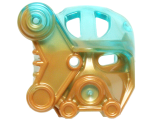 19064pb01 - Bionicle Mask of Ice with Marbled Trans-Light Blue Pattern