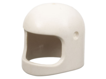 193a2 - Minifigure, Headgear Helmet Space / Town with Thin Chin Strap - with Visor Dimples