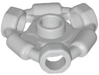 1941 - Minifigure, Weapon Holder Ring with 3 Bars and 3 Bar Holes (Ninjago Aeroblade Center) - Open Stud