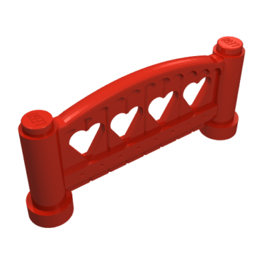 2040 - Fabuland Fence 1 x 6 x 2 Rounded
