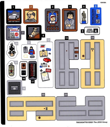 21328stk01 - Sticker Sheet for Set 21328 - (78833/6347703)