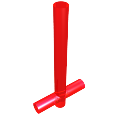 21699 - Bar 4L / 2L Crossed (Lightsaber Blade)