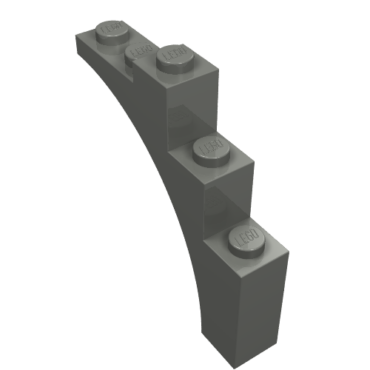 2339 - Arch 1 x 5 x 4 - Continuous Bow