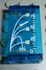 2362apb08 - Panel 1 x 2 x 3 - Solid Studs with '508' and Launch Command Display Pattern (Sticker) - Set 6452