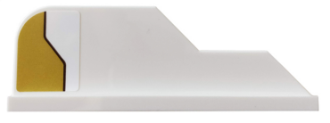 23930pb003R - Tail 8 x 1 with Stepped Fin with Gold Decoration Pattern Model Right Side (Sticker) - Set 75970