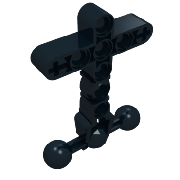 24010 - Large Figure Torso Skeletal with T-Shaped Liftarm and 3 Ball Joint