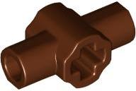 24122 - Technic, Axle Connector Hub with Two Bar Holders Perpendicular (Lightsaber Hilt)