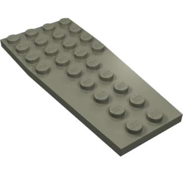 2413 - Wedge, Plate 4 x 9 without Stud Notches
