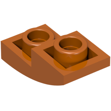 24201 - Slope, Curved 2 x 1 x 2/3 Inverted