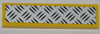2431pb0254 - Tile 1 x 4 with Tread Plate Pattern (Sticker) - Set 5885