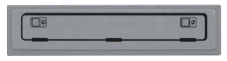 2431pb0486 - Tile 1 x 4 with Service Door with Two Handles on Gray Background Pattern (Sticker) - Set 7743
