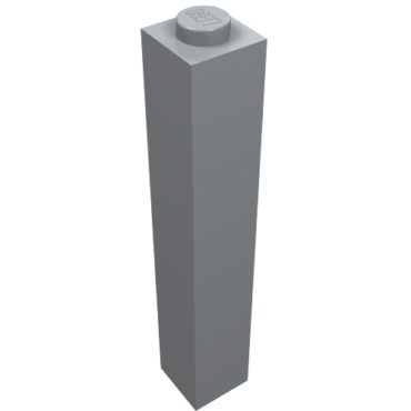 2453b - Brick 1 x 1 x 5 - Solid Stud