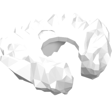 26066 - Minifigure Neck Collar Fur, Textured (Bird Nest)