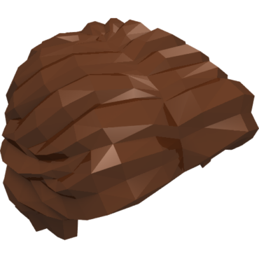 26139 - Minifigure, Hair Short Wavy with Center Part