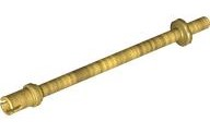 2714b - Bar 8L with Stop Rings and Pin (Technic, Figure Accessory Ski Pole) - Flat End