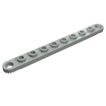 2719 - Technic, Plate 1 x 10 with Toothed Ends