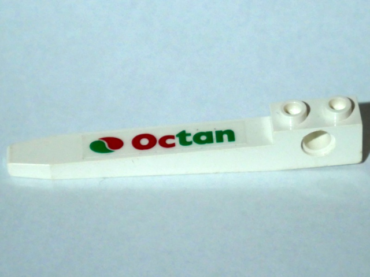 2823pb01L - Technic Forklift Fork with Octan Logo Pattern Model Left Side (Sticker) - Set 6663