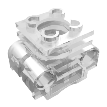 2850a - Technic Engine Cylinder with Side Slots