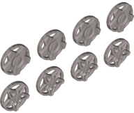 29117 - Wheel Cover 5 Spoke Wide and 5 Spoke Framed for Wheel 18976, 8 in Bag - 4 of Each (Multipack)