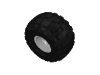 2996c01 - Wheel 68.8 x 40 Balloon Large, with Black Tire 68.8 x 40 Balloon Large (2996 / 2995)