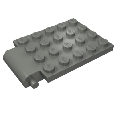 30042 - Plate, Modified 4 x 5 with Trap Door Hinge