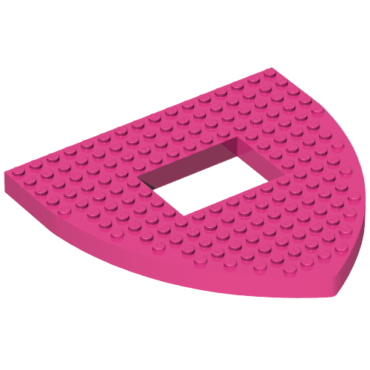 30216 - Boat, Bow Brick 16 x 16 x 1 with 4 x 6 Cutout