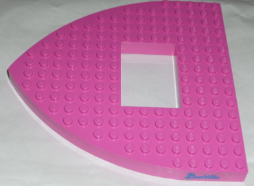 30216pb01 - Boat, Bow Brick 16 x 16 x 1 with 4 x 6 Cutout with 'Belville' Pattern (Sticker) - Set 5848