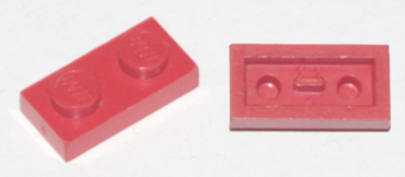 3023old - Plate 1 x 2 with Flat Bottom Pin