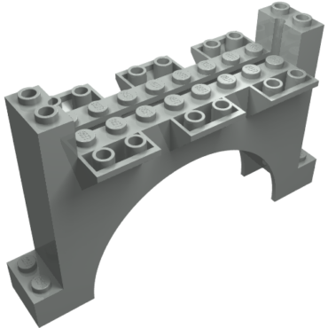 30272 - Arch 4 x 12 x 6 Wall with Channels